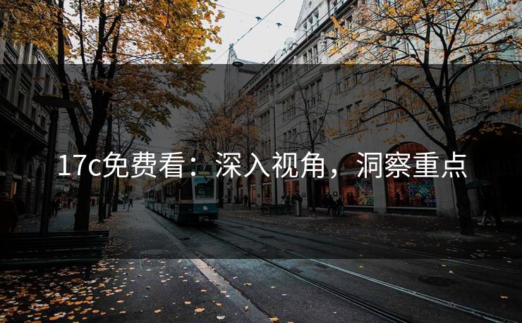 17c免费看：深入视角，洞察重点